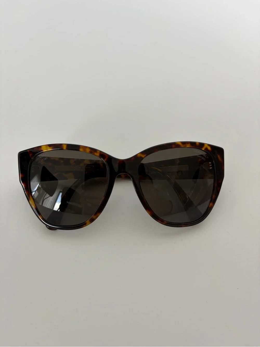 Chanel Brown Acetate Butterfly 5412 Polarized Sunglasses 54/19 140 mm